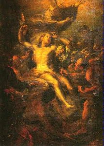 Saint Gregoire Apparaissant A Saint Troadius Pendant Son Martyre Saint Gregoire Apparaissant A Saint Troadius Pendant Son Martyre