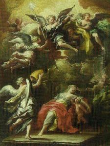 The Vision Of Saint Maria Magdalena Dei Pazzi by Giacomo del Po