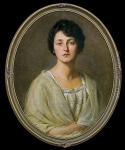 Portrait Of A Young Woman by Kazimierz Pochwalski