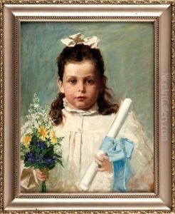 Portret Dziewczynki W Odswietnym Stroju Portret Dziewczynki W Odswietnym Stroju