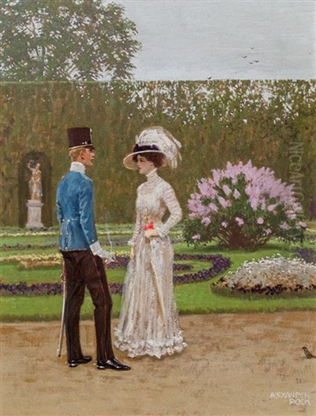 Rendezvous In The Castle Grounds In Schonbrunner - view 1
