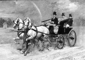 Eine Ausfahrt Nach Dem Regen by Alexander Pock