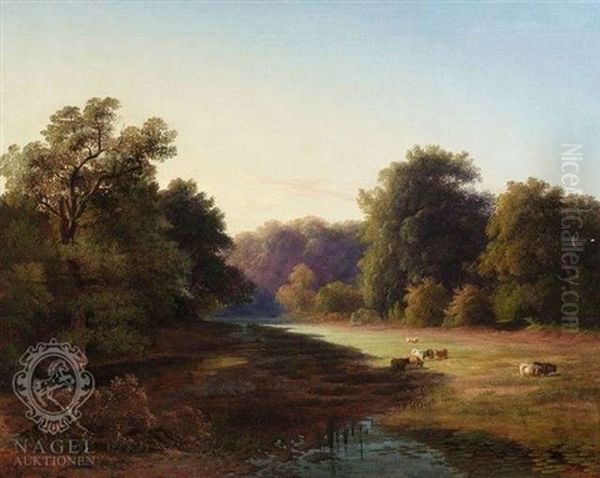Sommerlandschaft Mit Kuhen - view 1