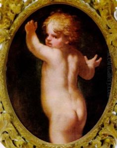 Putto Mit Einem Palmenzweig