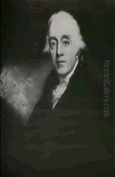 Portrait Of Nicholas Pocock, The Artist Together With An Engraving Of The Portrait By Edward Scriven - view 1