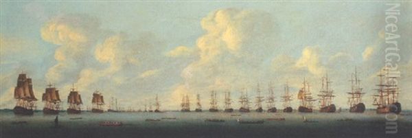 The Naval Review, Spithead 1814 - view 1