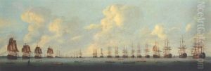 The Naval Review, Spithead 1814 by Nicholas Pocock
