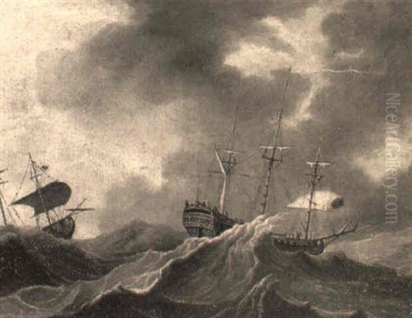 A Frigate In A Swell - view 1