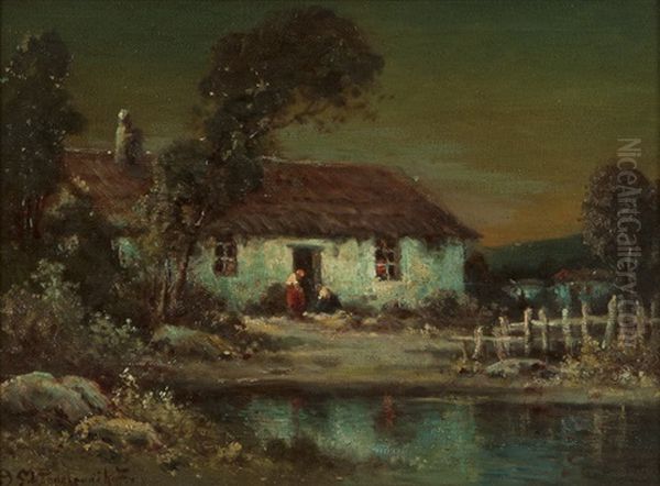 Old Spanish Adobi [sic], Santa Barbara Cal - view 1