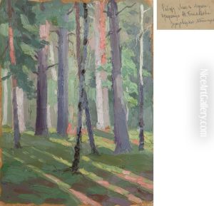 Forest by Alexander Konstantinovich Bogomazov