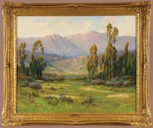 Expansive California Mountainous Spring Landscape by Alexis Matthew Podchernikoff