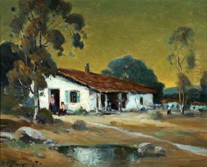 Spanish Adobe - Santa Barbara by Alexis Matthew Podchernikoff