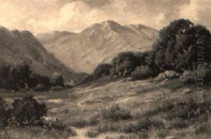 Poppies And Lupine by Alexis Matthew Podchernikoff