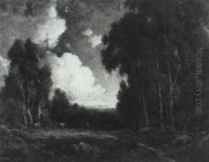 Landscape With Cattle by Alexis Matthew Podchernikoff