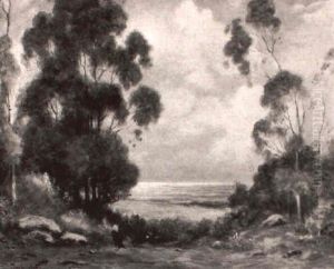 Nocturnal Landscape by Alexis Matthew Podchernikoff