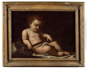 L'enfant Jesus Et La Croix by Giovanni Andrea Podesta