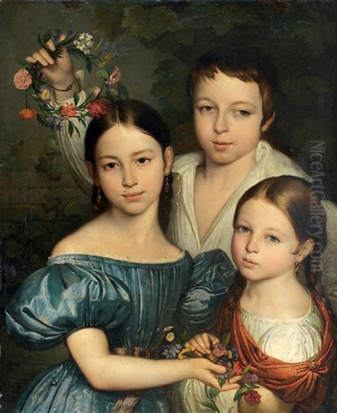 Portraits De Trois Enfants - view 1