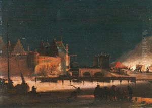 Feuersbrunst Bei Nacht, Wohl Vor Delft