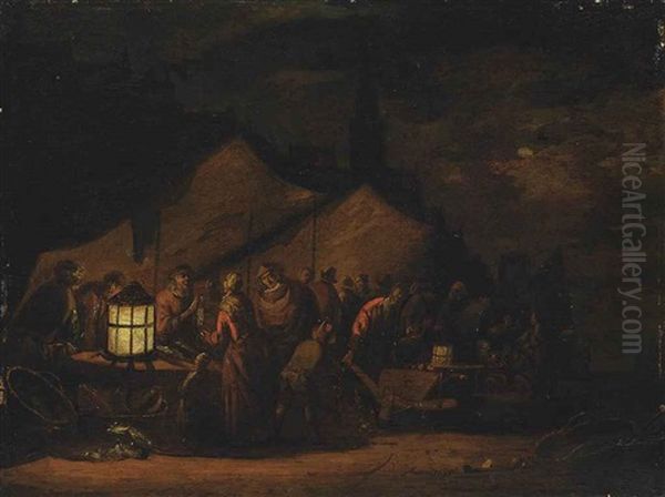 A Fishmarket On A Quay Side - view 1