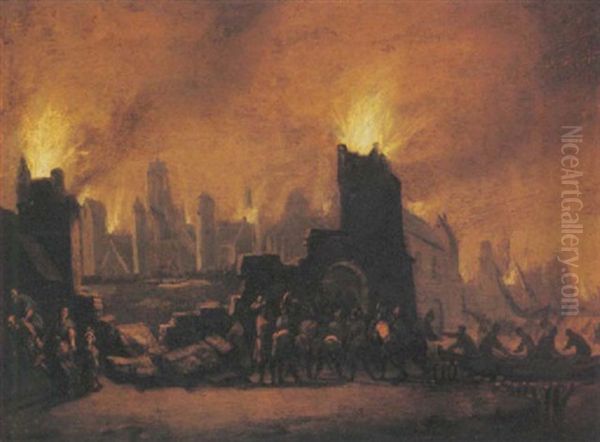 The Burning Of Troy - view 1