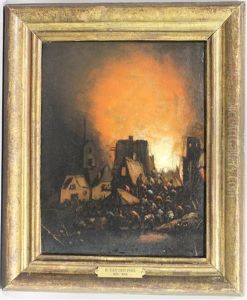 L'incendie Dans La Ville