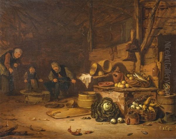 Interieur Mit Bauernfamilie - view 1