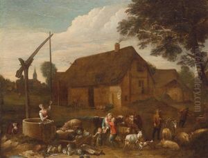 In A Farmyard In A Farmyard
