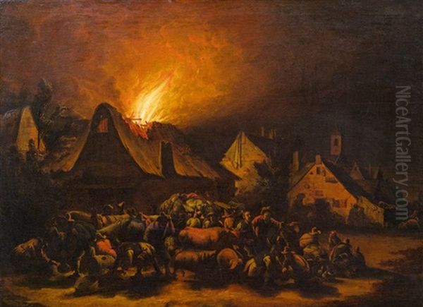 Nachtlicher Brand - view 1