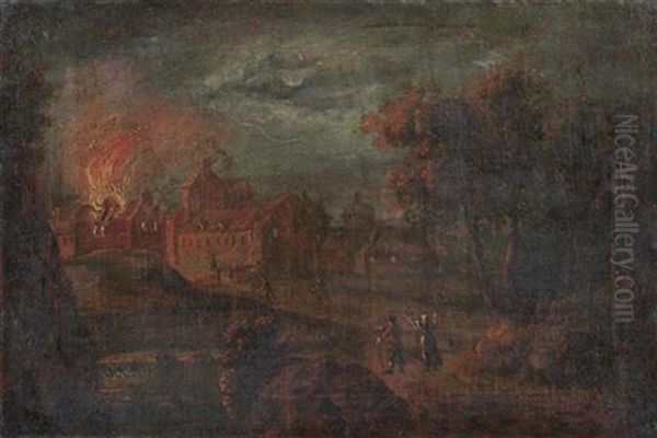 Nachtliche Feuerbrunst - view 1