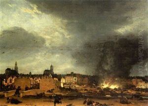 L'iincendie De La Poudriere De Delft
