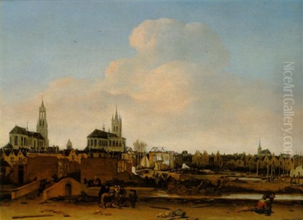 Die Pulverexplosion In Delft Am 12. Oktober 1654 - view 1