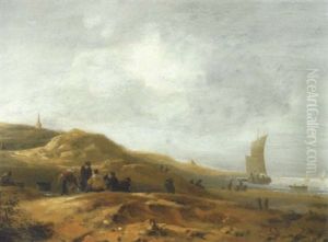 Dunenlandschaft (bei Scheveningen?)
