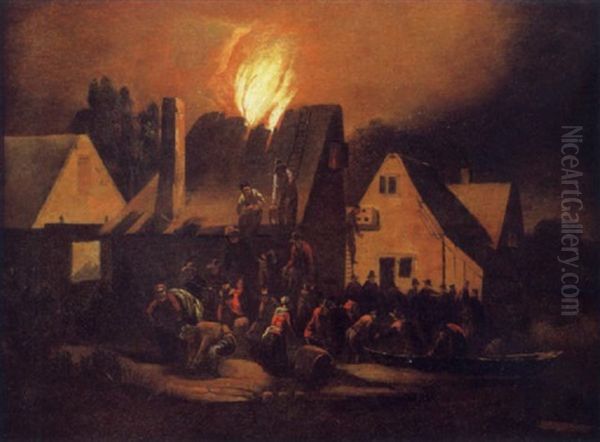 Incendie D'une Ferme - view 1