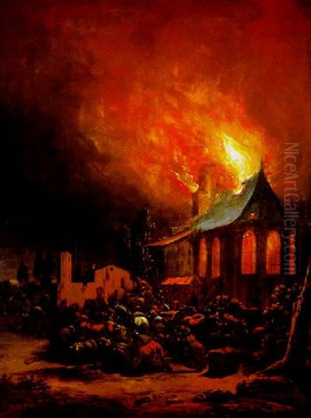 Nachtliche Feuersbrunst - view 1