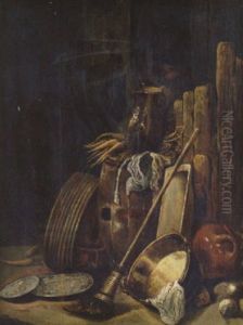 Interior Med Husgerad by Egbert van der Poel