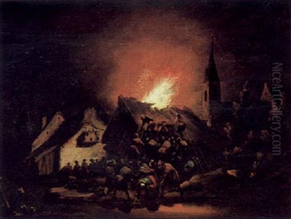Nachtliche Feuersbrunst - view 1