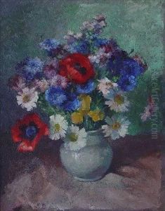 Floral Still Life by Willem Bogtman