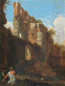 Drovers Resting Before Ruins