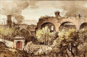 La Basilique De Maxence Et De Constantin A Rome by Nicolas-Didier Boguet