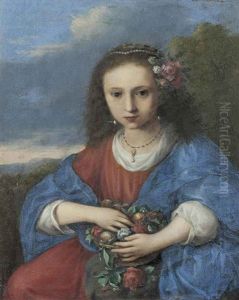 Portrait Of A Girl As Flora