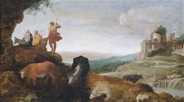 Die Heilige Familie Auf Der Flucht Nach Agypten - view 1