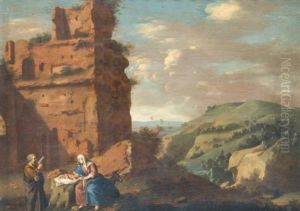 Le Repos De La Sainte Famille Pendant La Fuite En Egypte Le Repos De La Sainte Famille Pendant La Fuite En Egypte