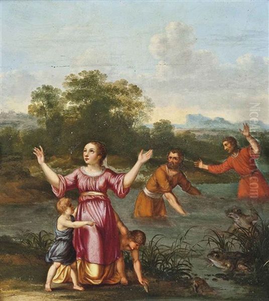 Latona Turning The Lycian Peasants Into Frogs - view 1