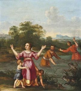 Latona Turning The Lycian Peasants Into Frogs