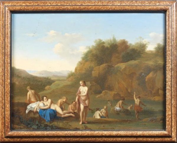 Baigneuses A La Riviere - view 1