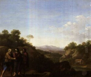 Le Christ Et Les Pelerins D'emmaus