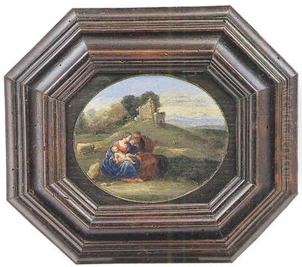 Sacra Famiglia In Un Paesaggio - view 1
