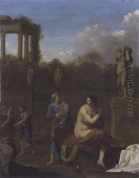 Bathsheba At Her Toilet - view 1