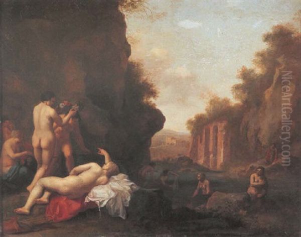 Diana And Her Nymphs Bathing, Surprised By Actaeon - view 1
