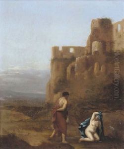 Classical Figures Before A Ruin Classical Figures Before A Ruin
